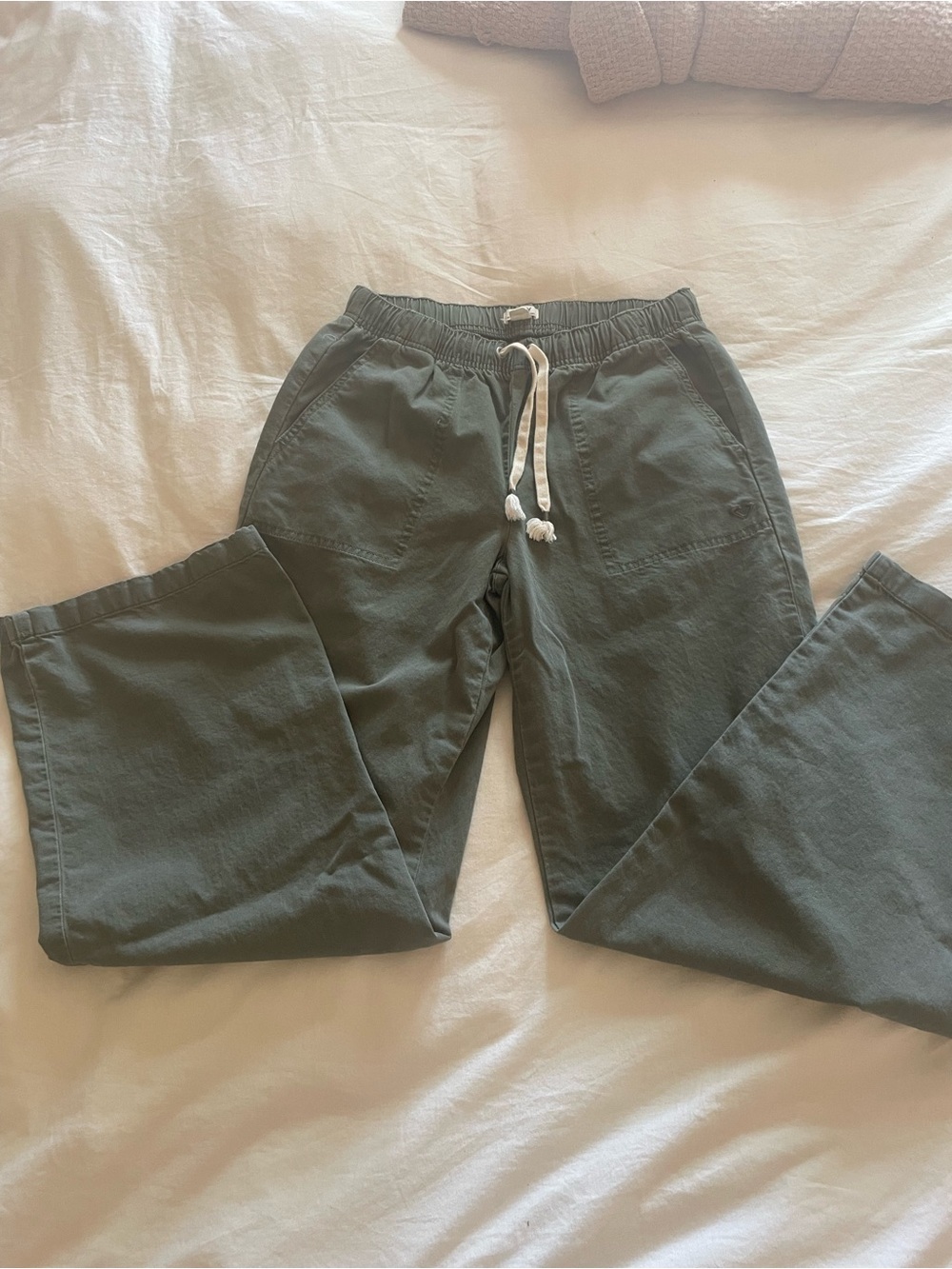 Roxy Olive Green Drawstring Joggers - Picture 3 of 5